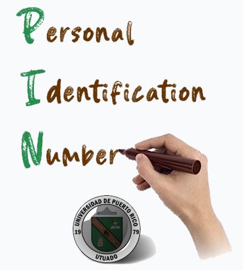 Imagen que dice PIN, numero de identificacion personal